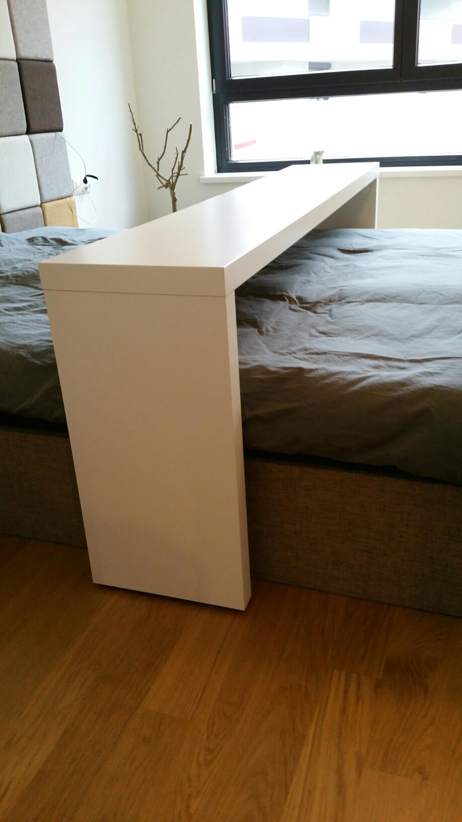Ikea Malm Bett Tisch Ablagetisch wei 223 in 6840 G 246 tzis for 25 00 for 