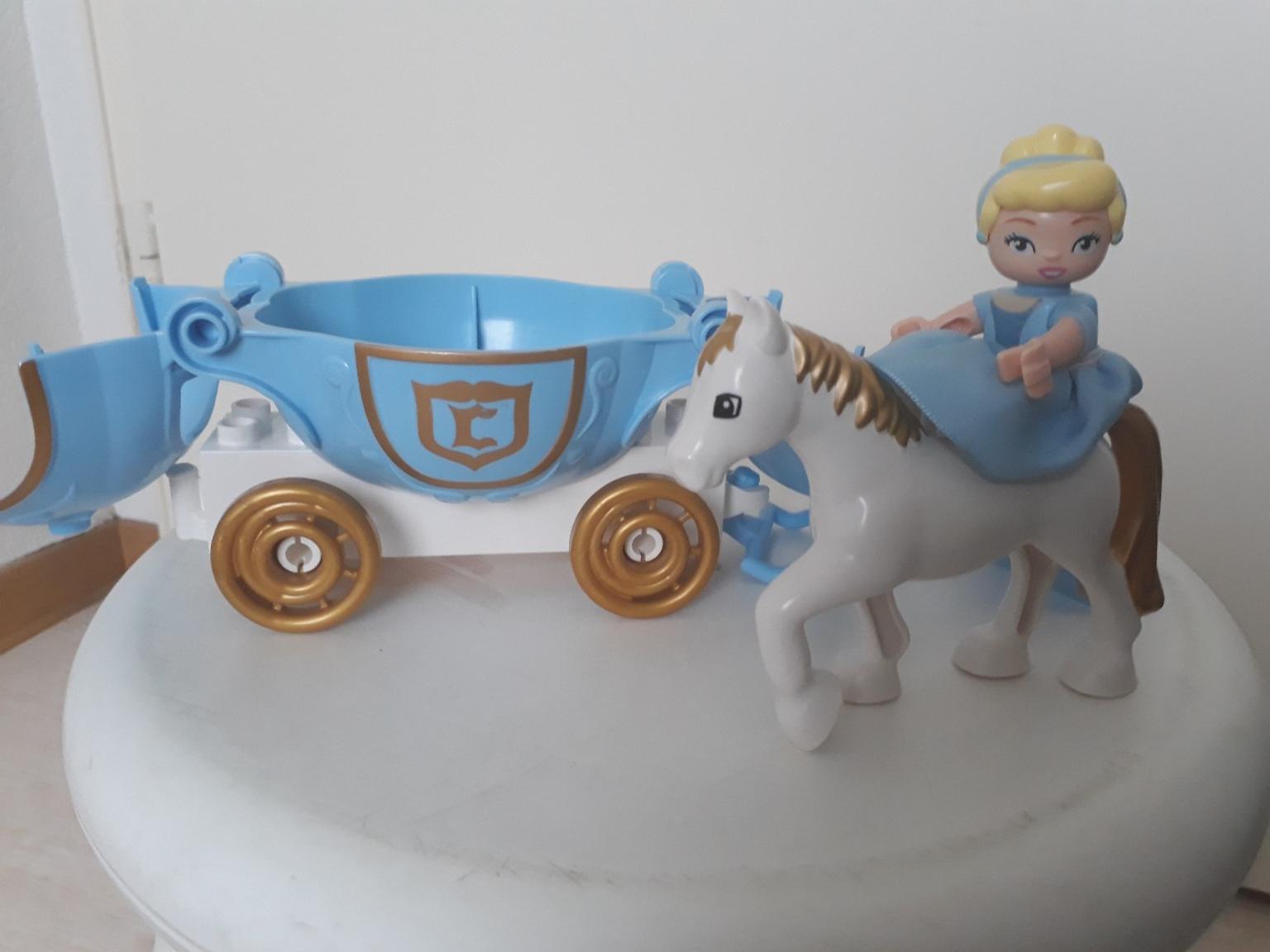 Kutsche LEGO Duplo Prinzessin Set 6153 Cinderella mit Pferd komplett !