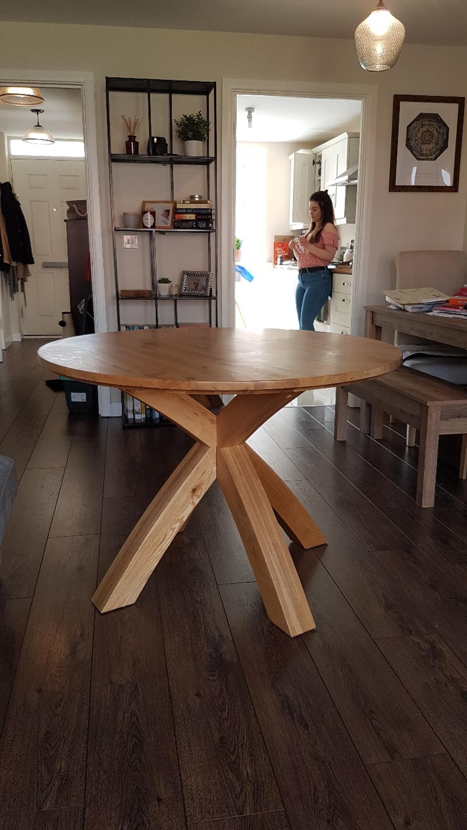 Passed Doctor of Philosophy fare Next Round Oak Dining Table in Daventry for £100.00 for sale | Shpock
