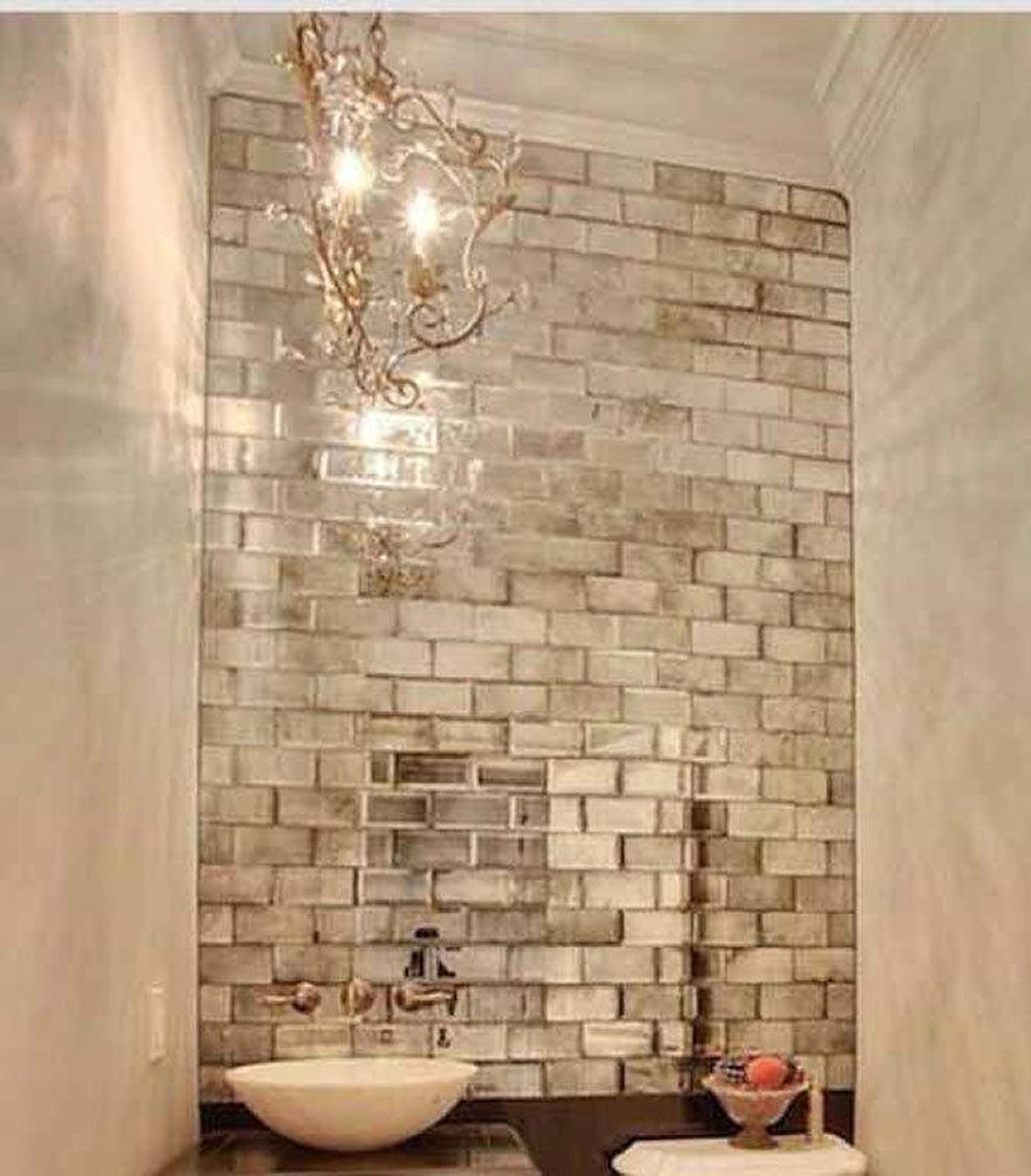 Beveled Luxury Mirror Wall Tiles In, Beveled Mirror Tiles For Walls