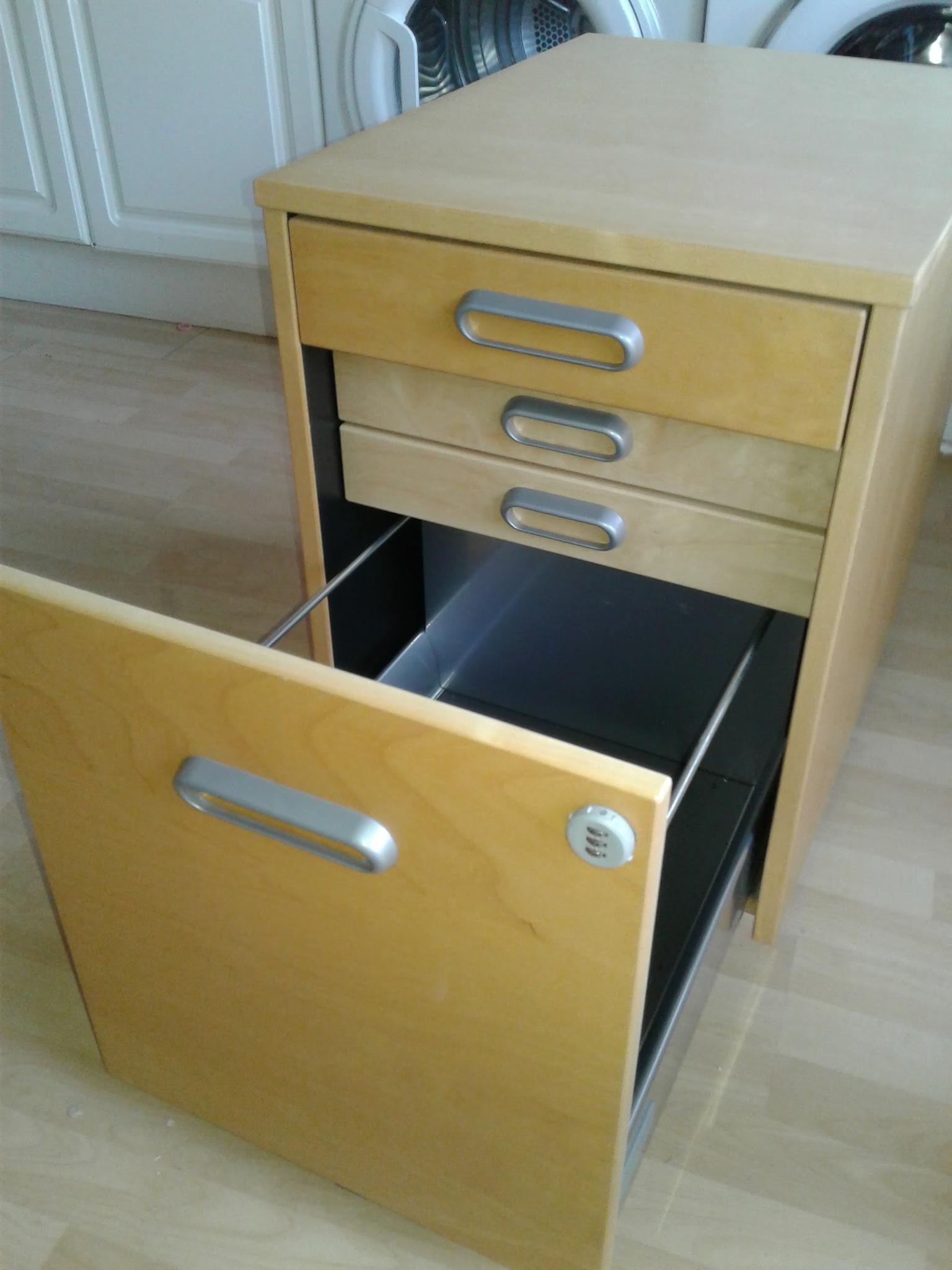 Ikea Galant Lockable Drawer Filing, Ikea Locking Cabinet Reset