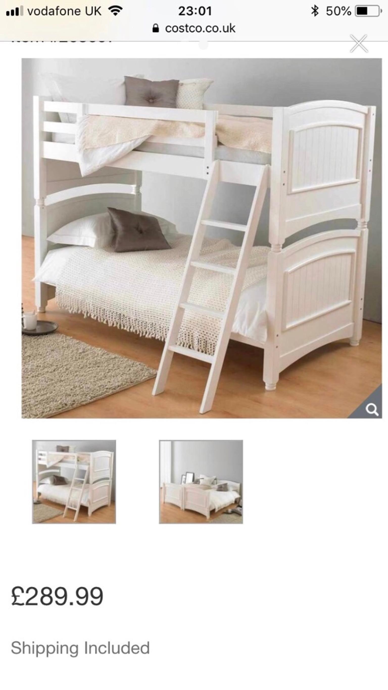Costco Bunk Beds In Rm17 Orsett For, Costco White Bunk Beds