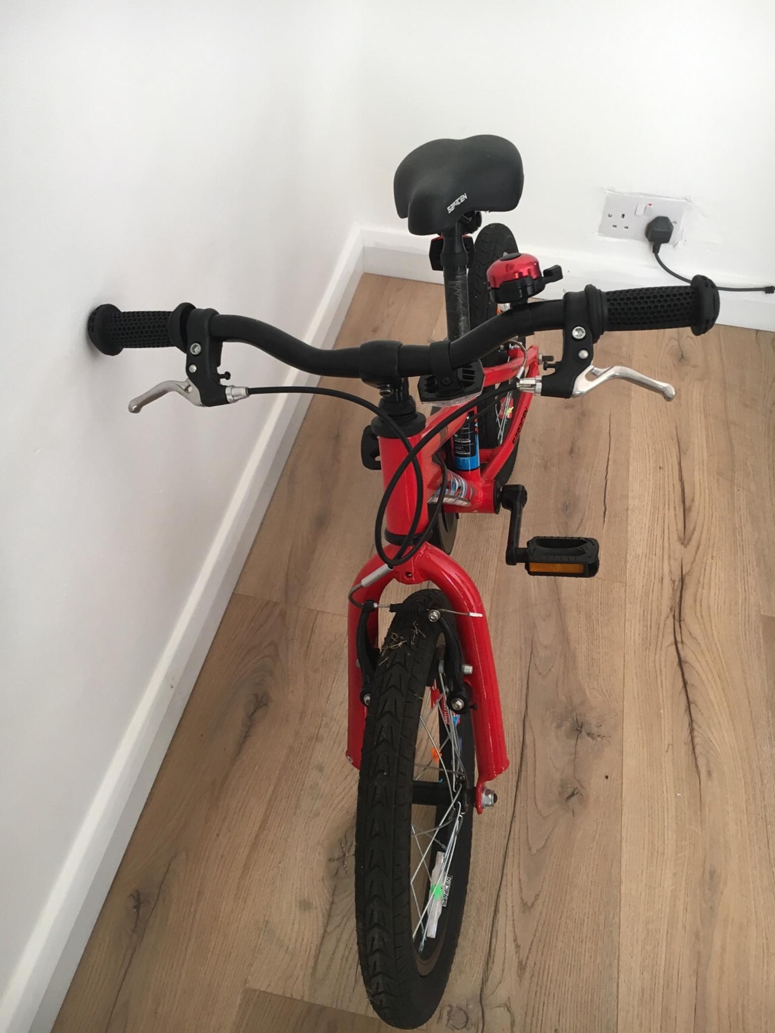 Boys red Saracen Bolt Bike 16 inch wheel in WD17 Watford for £20.00 for