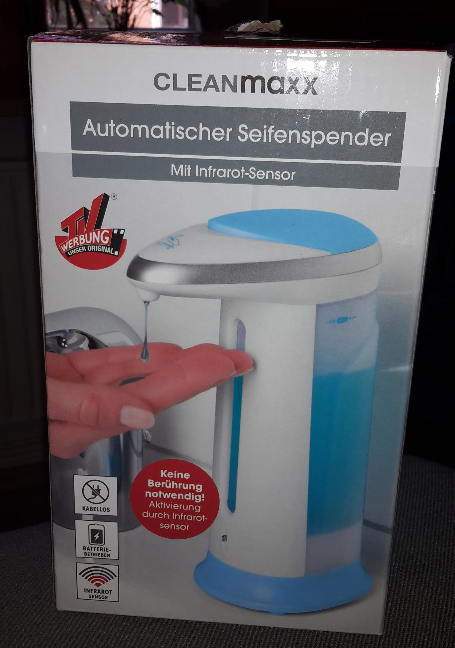 Cleanmaxx Automatischer Seifenspender Mit Infarot Spender kabellos Neu