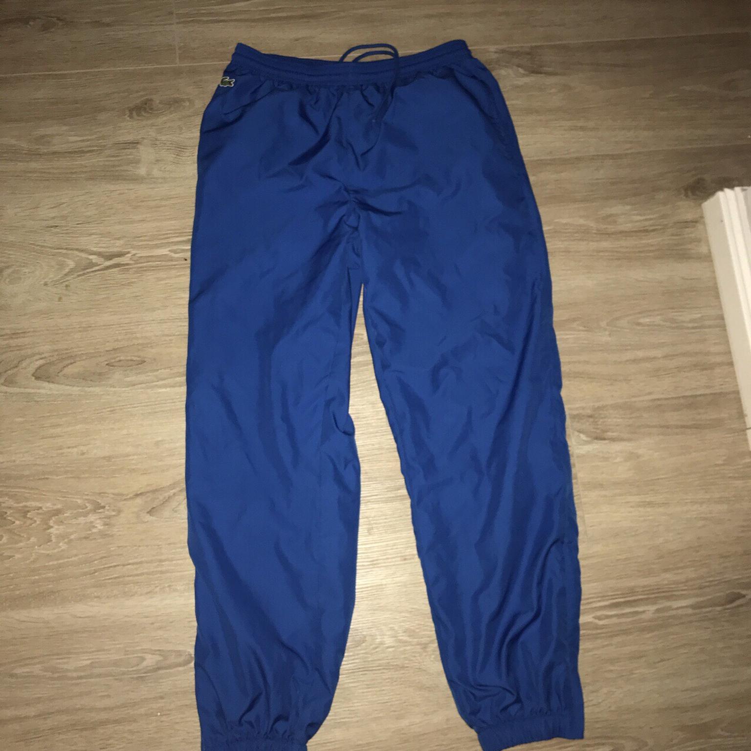 Red Lacoste Guppy Tracksuit Bottoms Joggers 4 in Newton Mearns for £30. ...