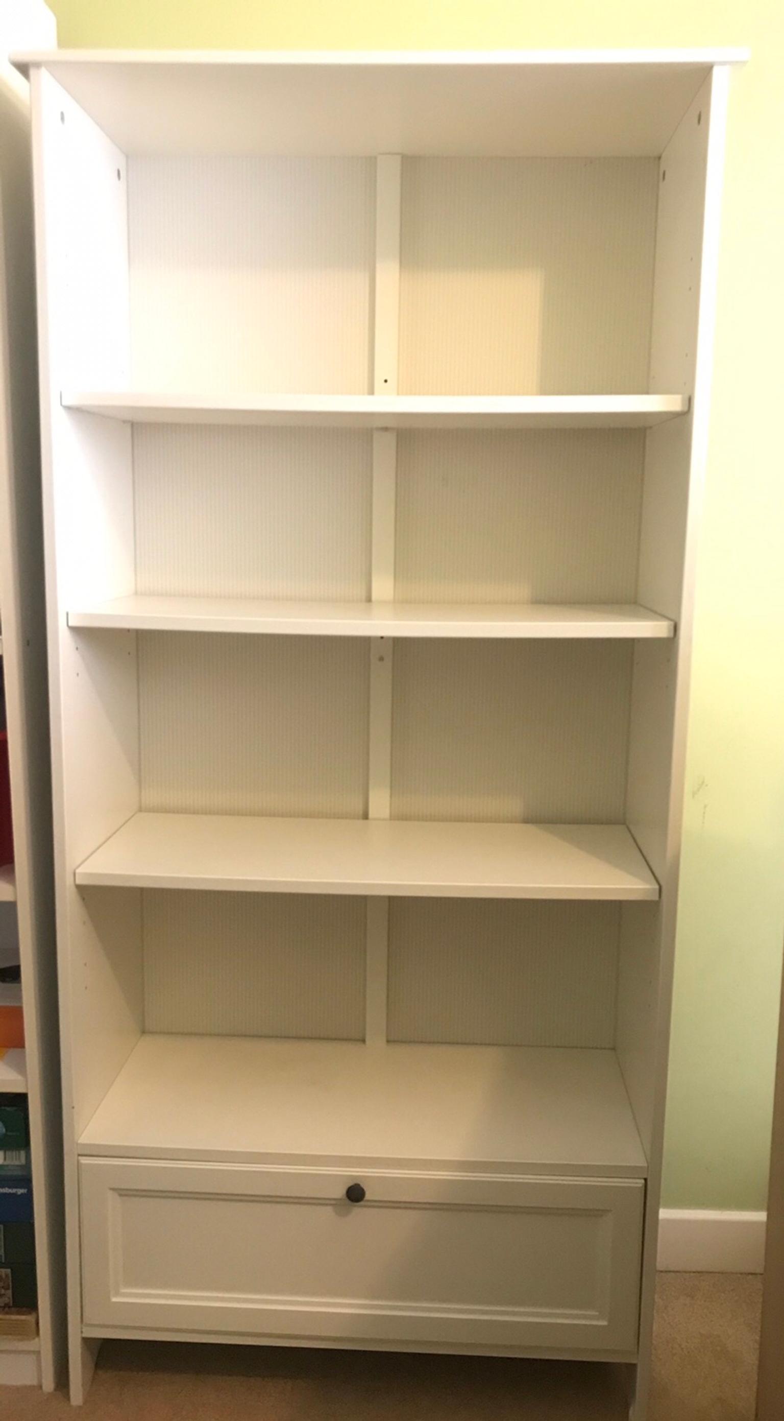 Ikea White Bookcase With Bottom Drawer, Bookcase With Drawer At Bottom