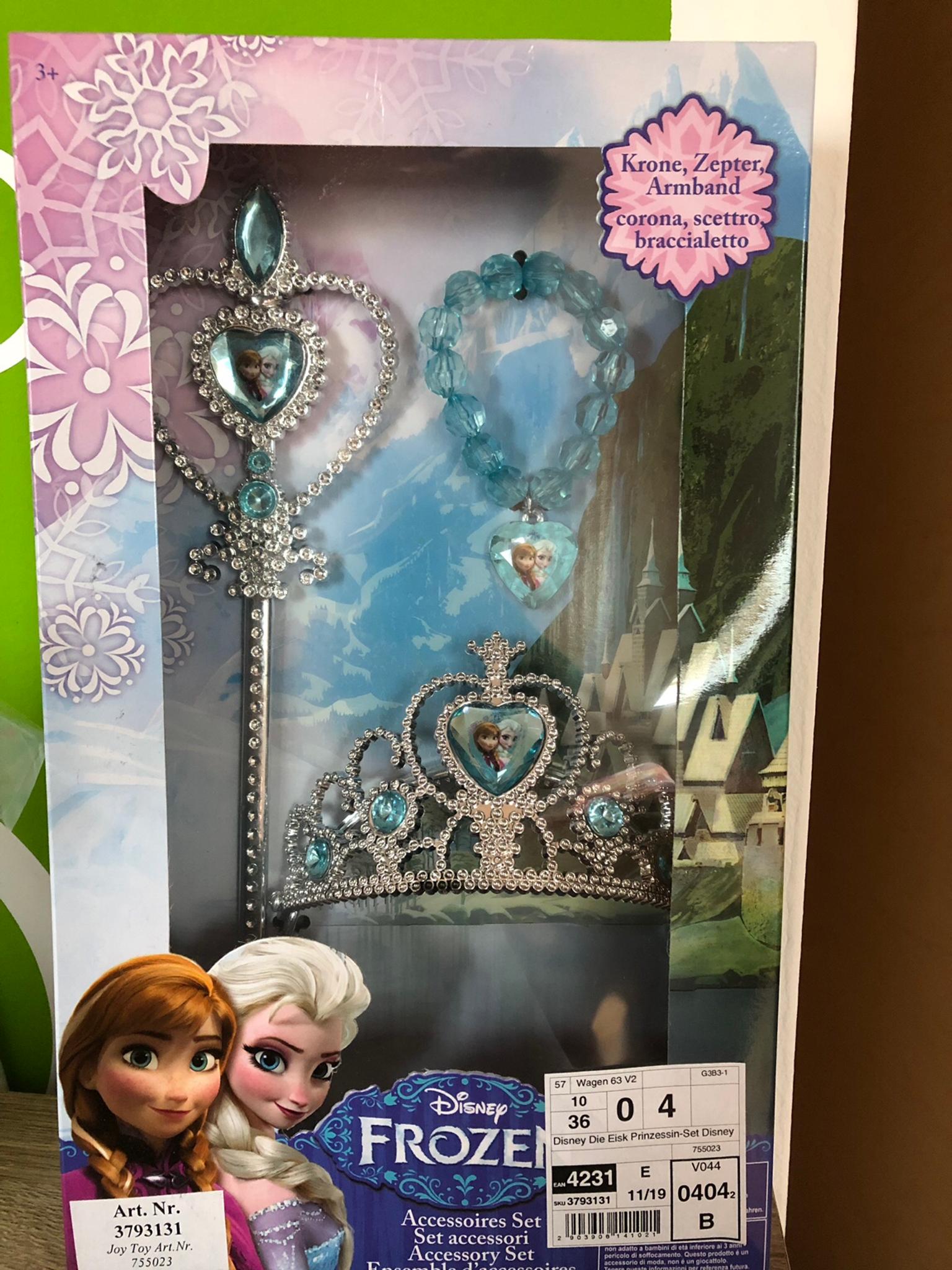 Krone und Armband Zepter Disney Frozen Die Eiskönigin Prinzessin Set 