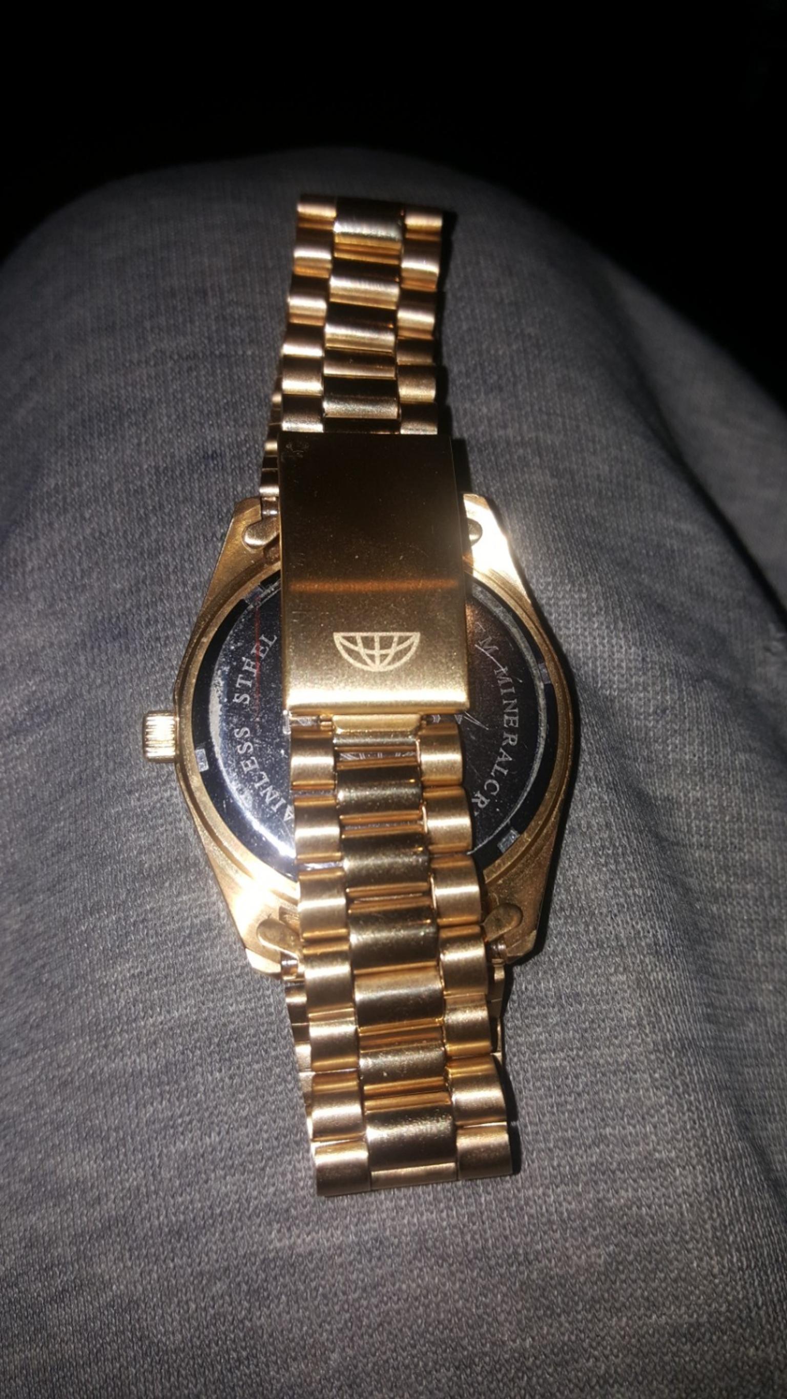 a astron man gold plated watch for sale £20po in SS5 Rochford for £20. ...