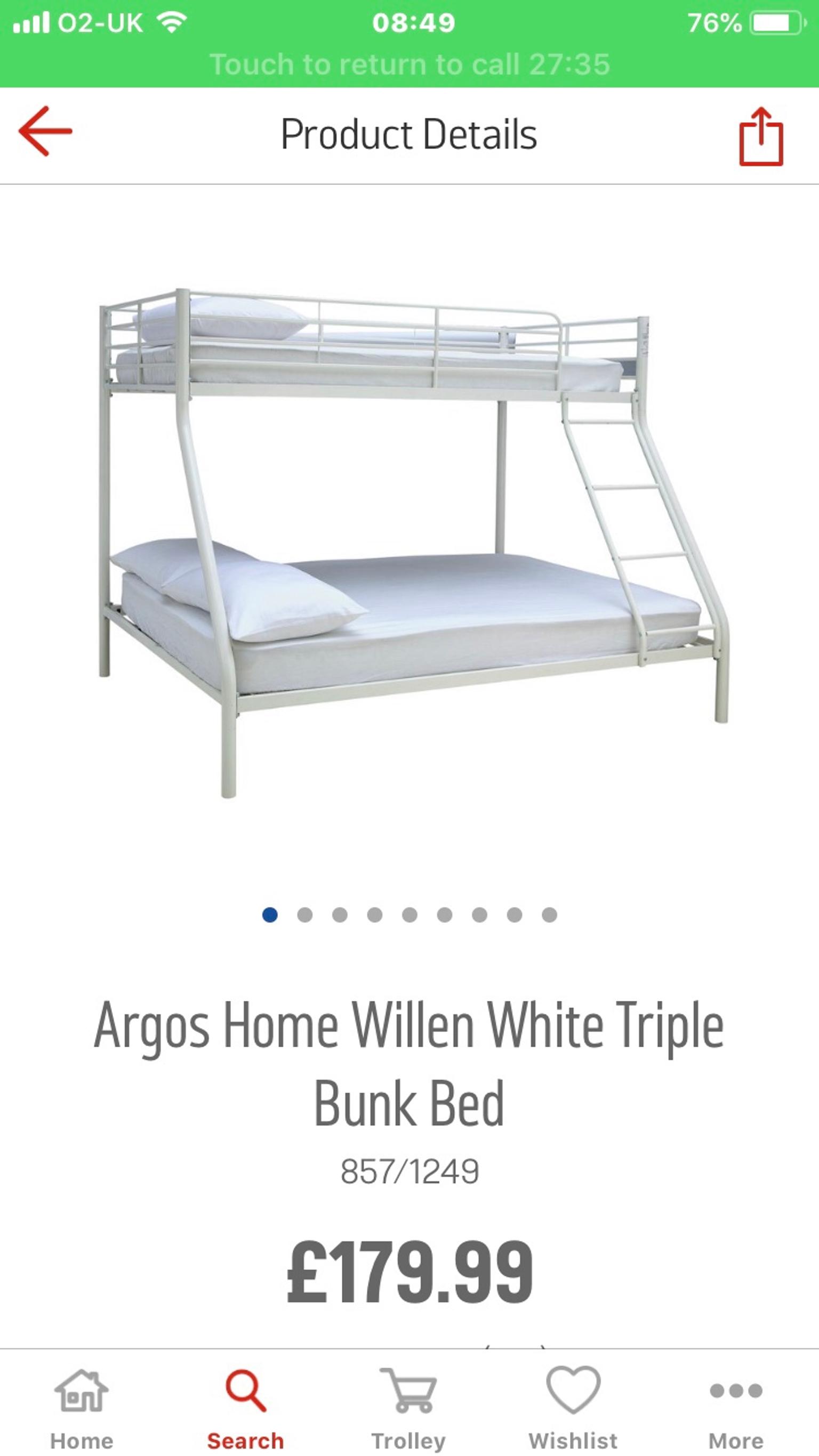 Bunk Beds Triple In Coalbrookdale For, Triple Bunk Bed Instructions