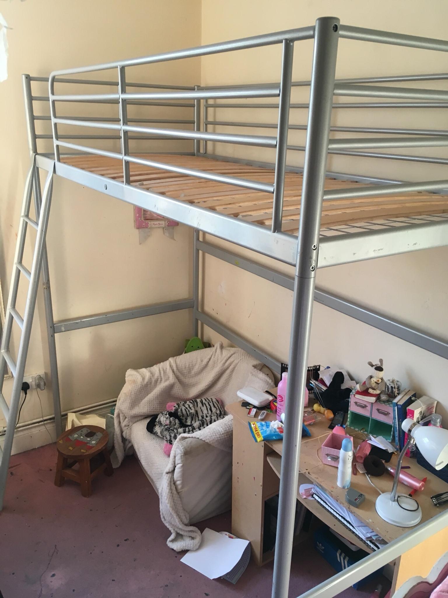 Ikea Metal Loft Bed In Se17 London For, Bunk Bed With Stairs Ikea