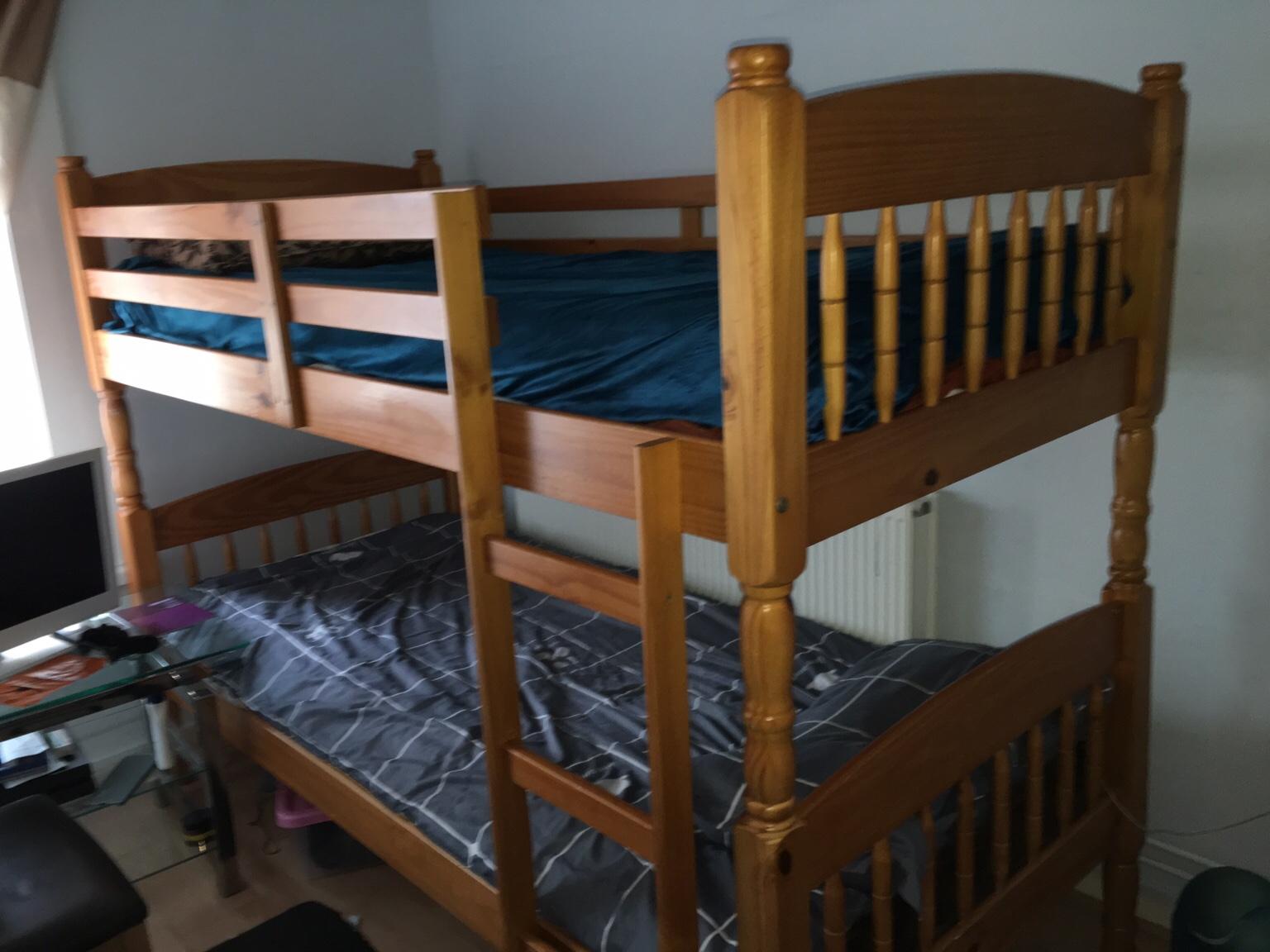 Wooden Bunk Bed In Po1 Portsmouth For, Old Wooden Bunk Beds