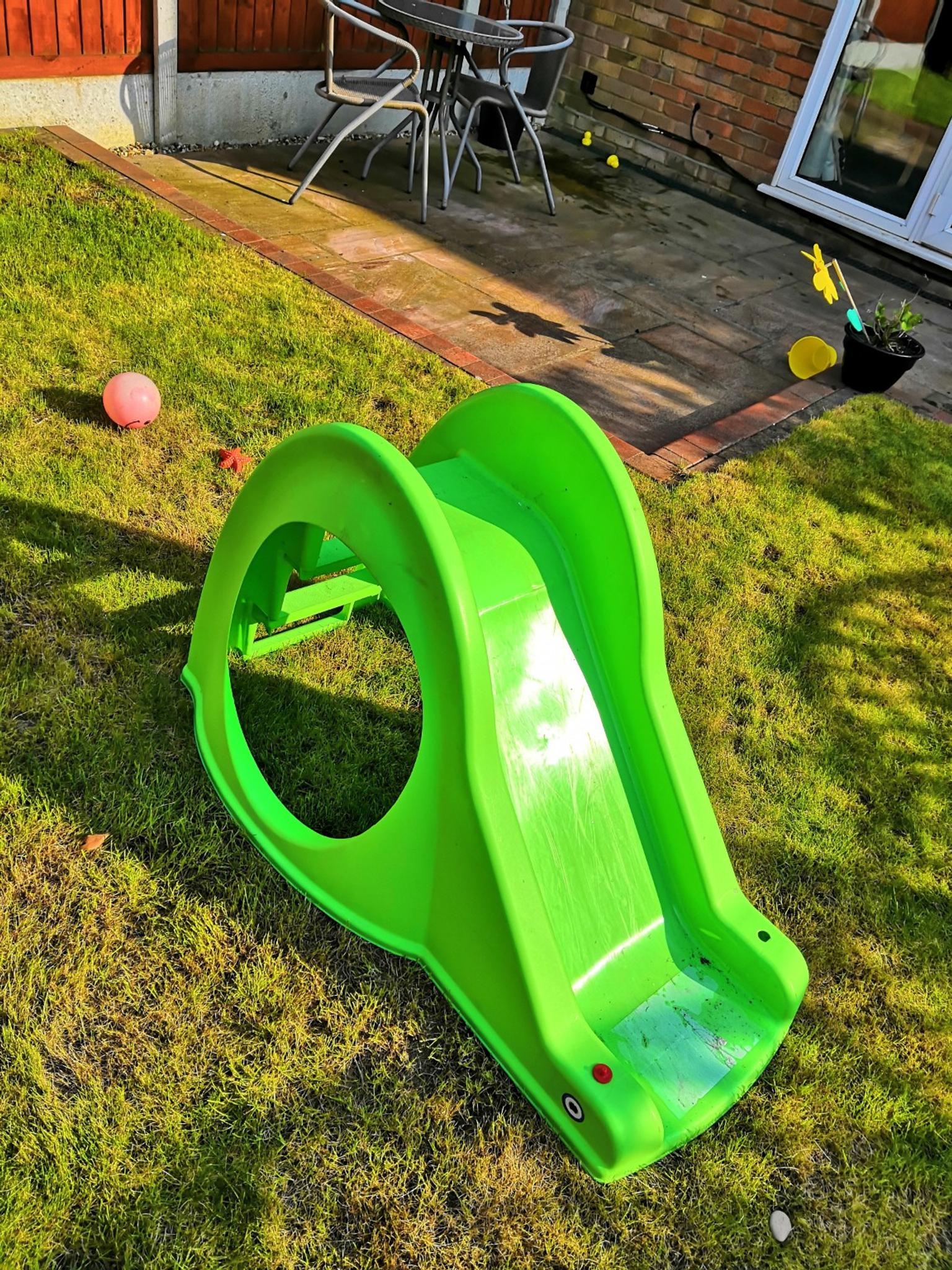 Chad Valley 3ft Bug Toddler Slide Green 