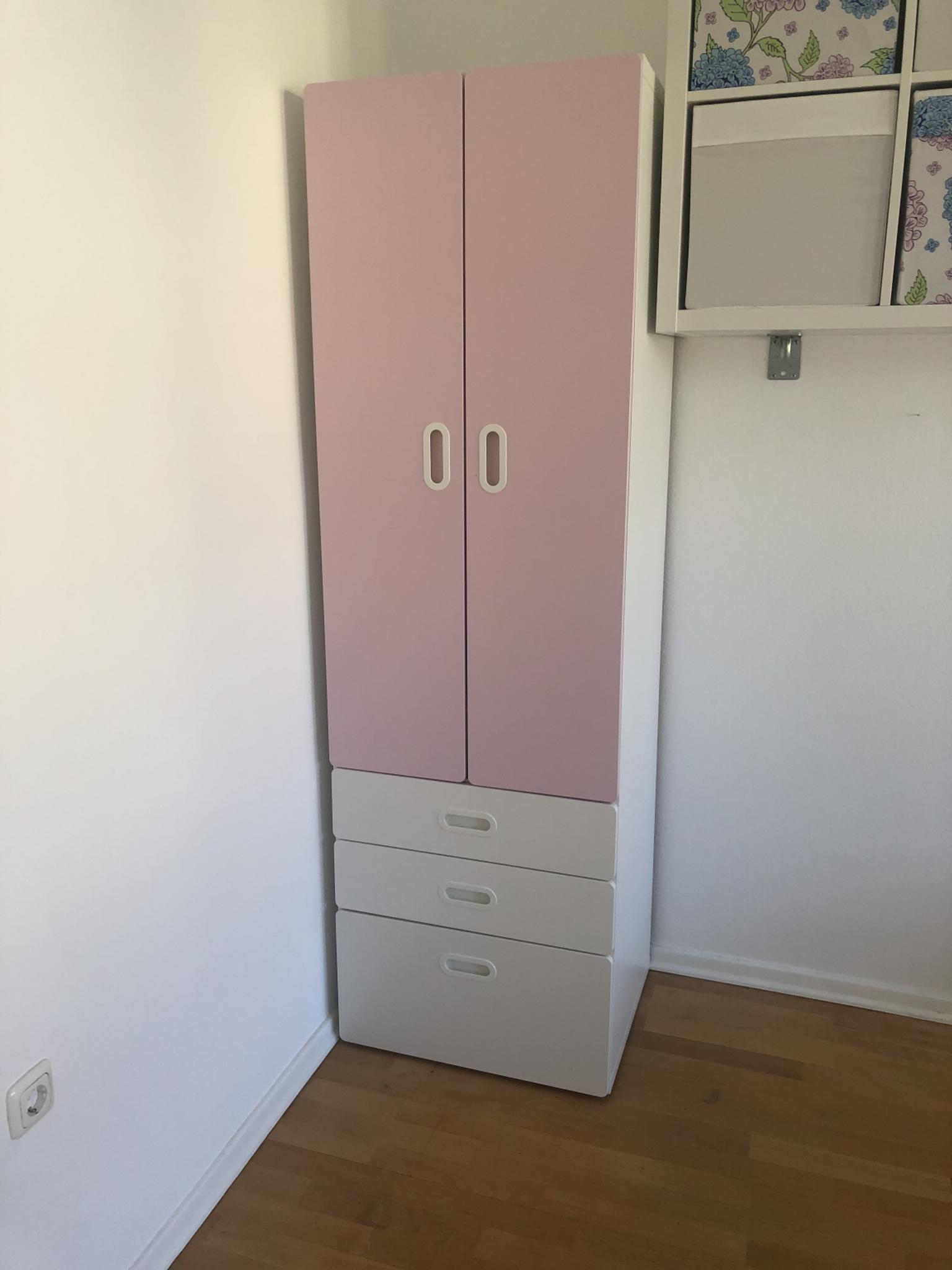 Schrank Kleiderschrank Kinder Ikea weiß rosa in 13 München for
