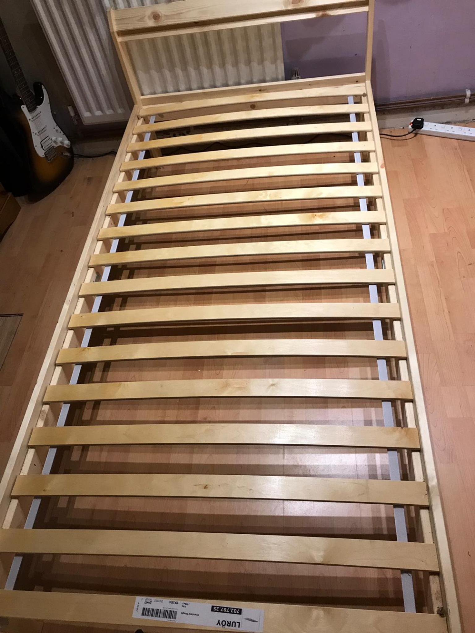 Ikea Neiden Single Pine Bed Frame In, Neiden Bed Frame Pine
