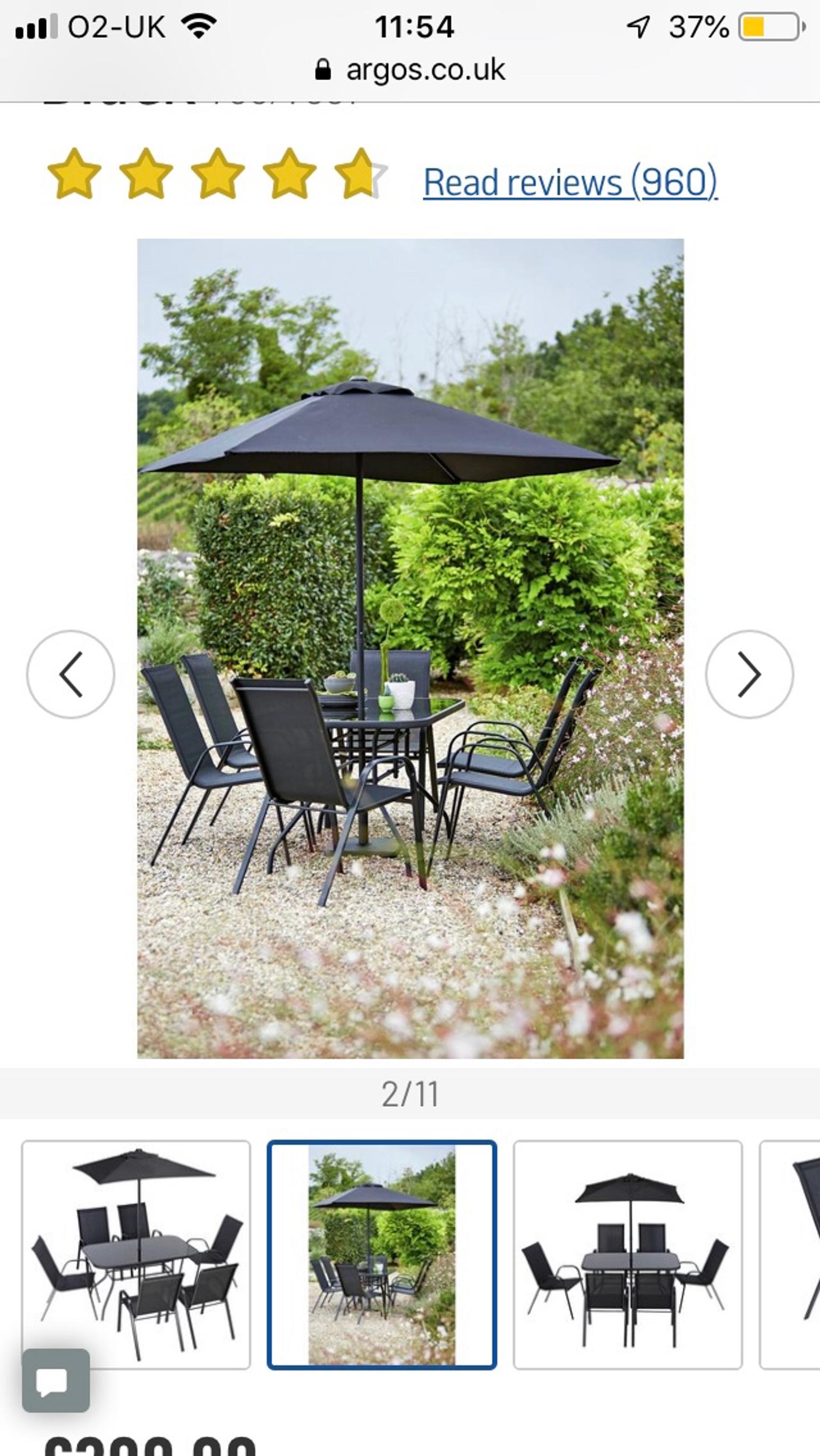 Sicily 6 Seater Metal Patio Set In B78 Lichfield For 100 00 Shpock - Sicily 6 Seater Patio Set Cover