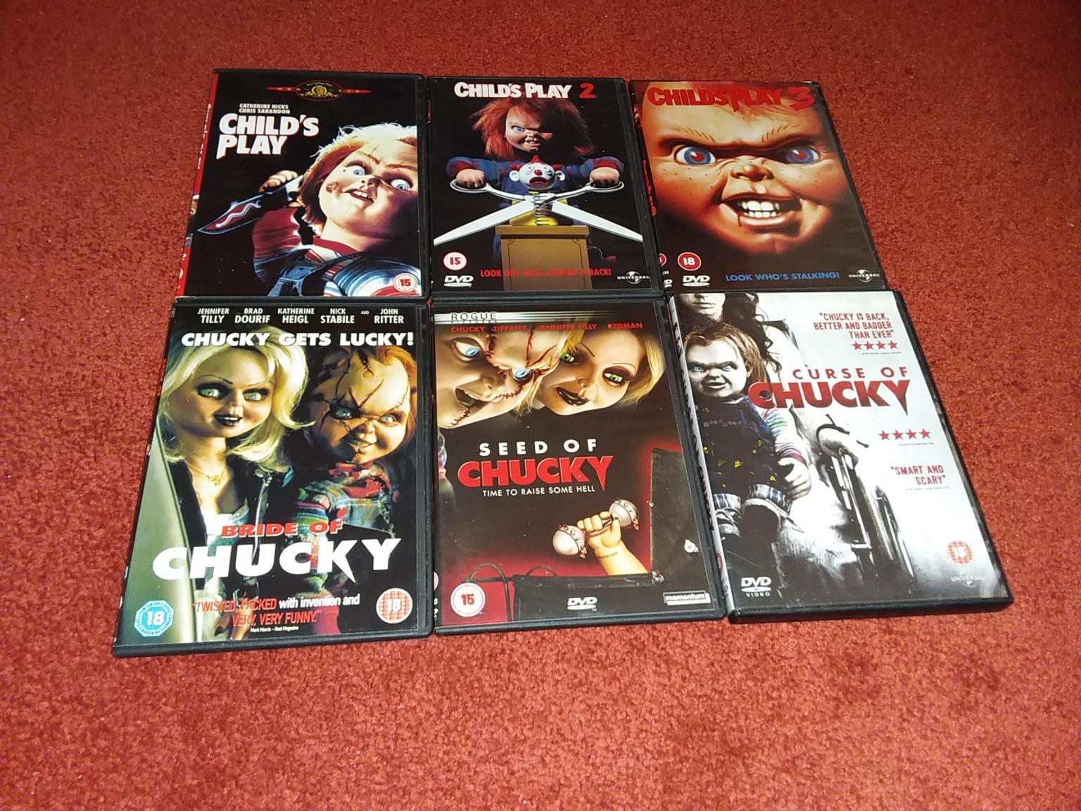 CHILD'S PLAY / CHUCKY COMPLETE DVD COLLECTION in SA5 Swansea for £30.00 for  sale | Shpock