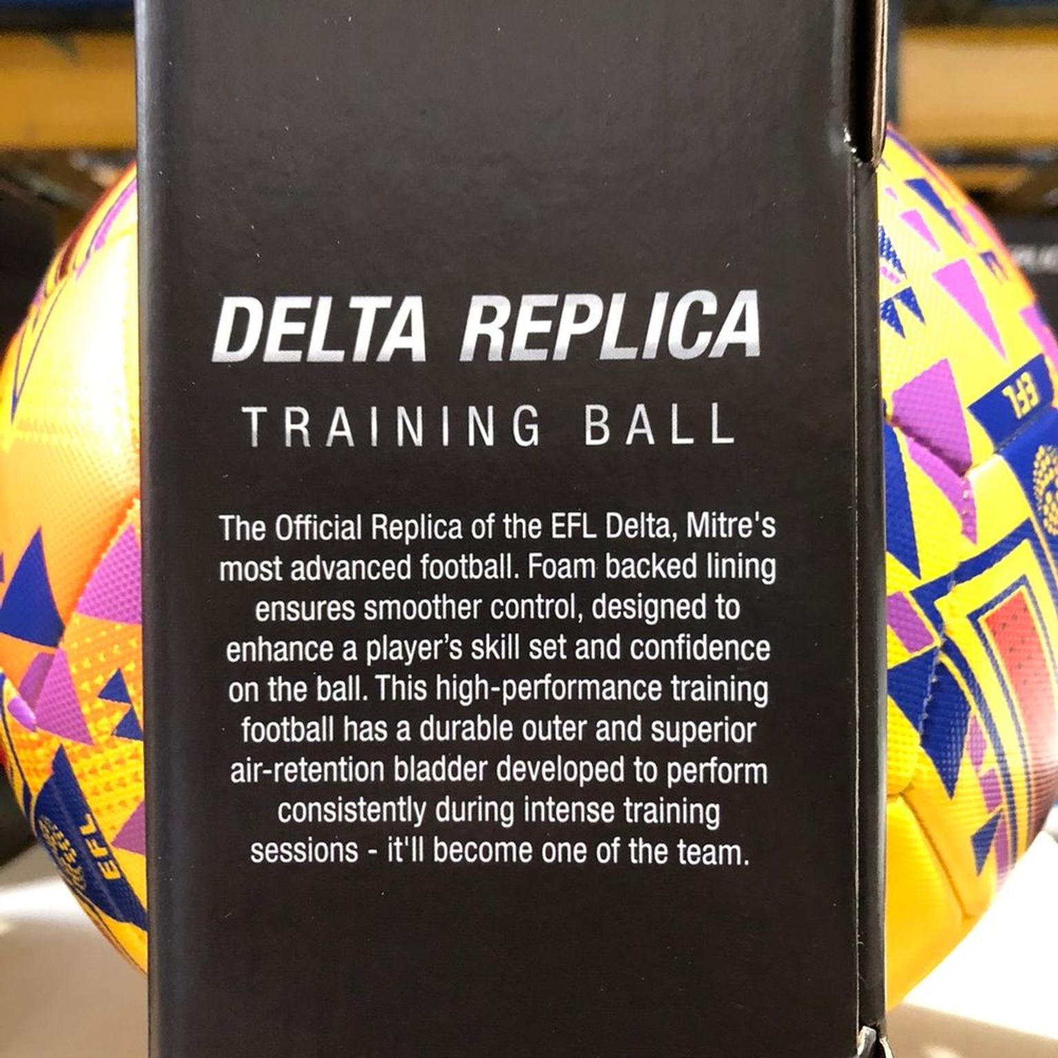 Mitre Delta EFL Match Ball Size 5 new high performance smoother control 