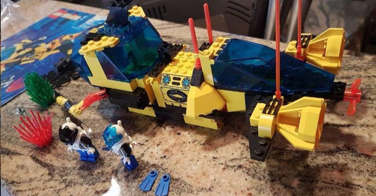1 x LEGO® Schlauchboot gelb gebraucht wie auf dem Foto. 