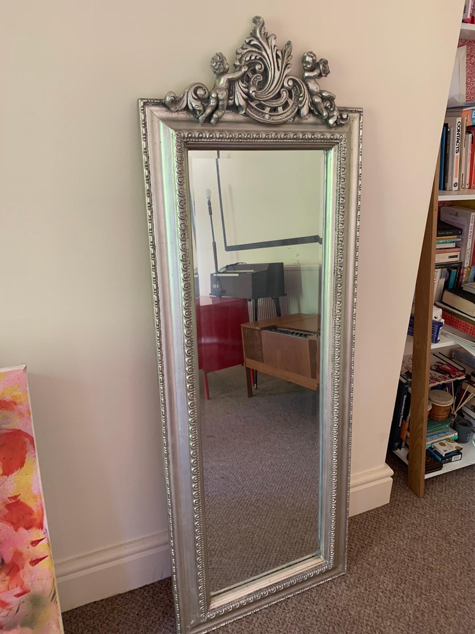 Silver Ornate Full Length Mirror, Full Length Ornate Mirror Dunelm