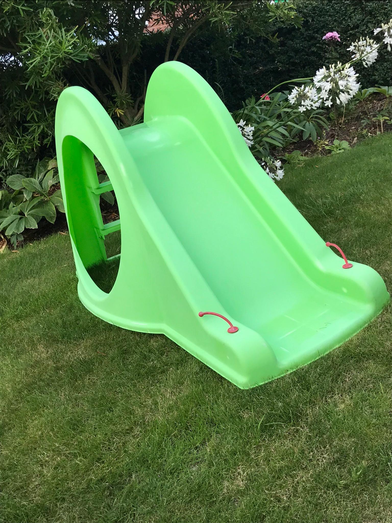 Green Chad Valley 3ft Bug Toddler Slide 