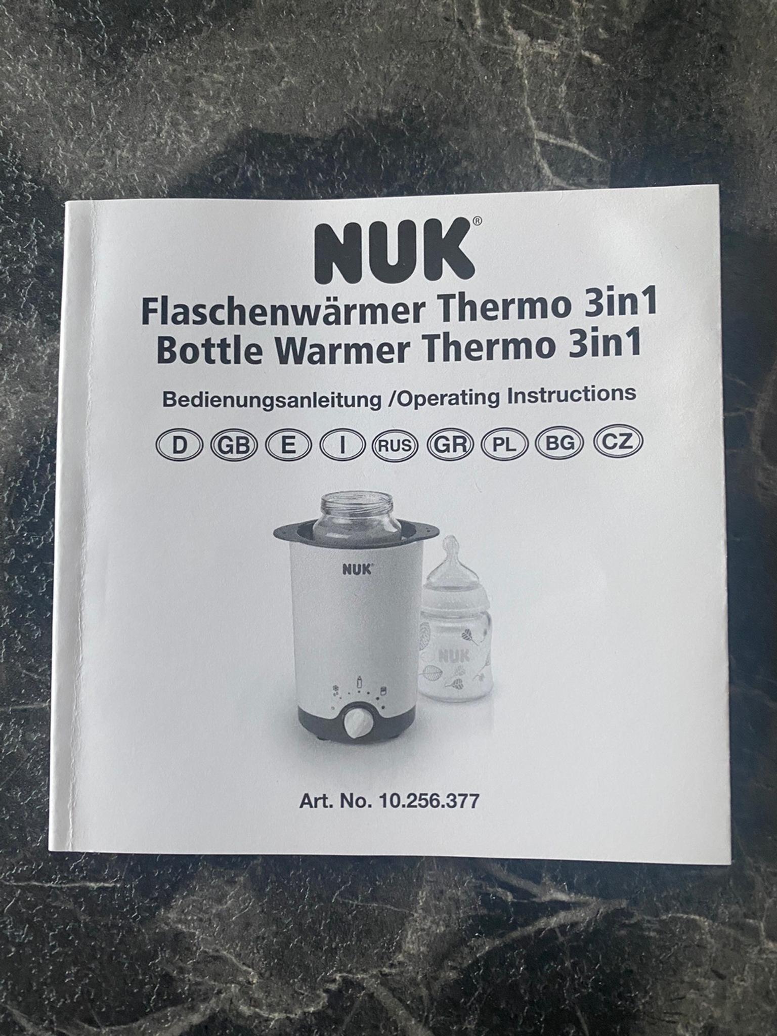 zum einfachen sicheren und schonenden Er NUK Thermo 3 in 1 Flaschenwärmer 
