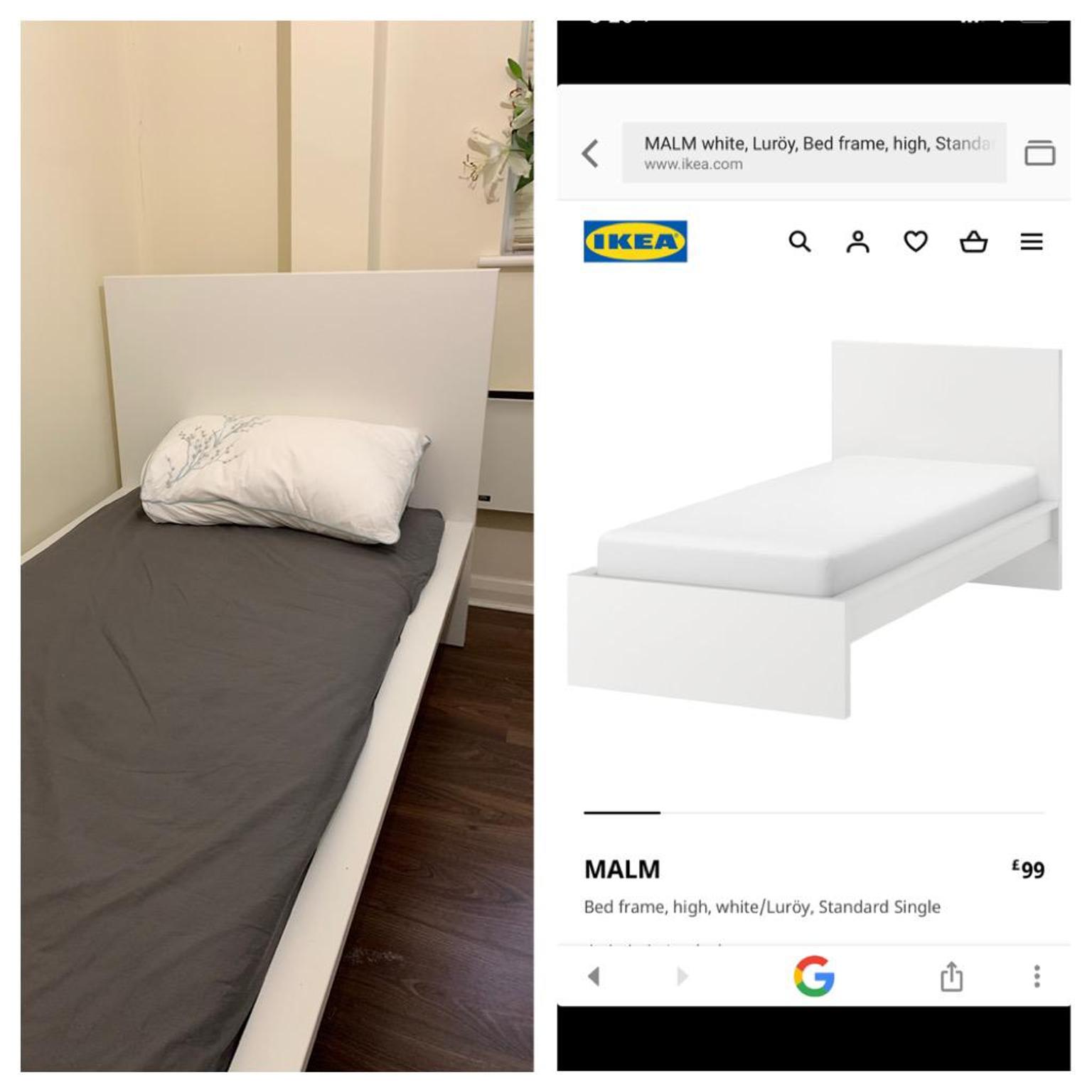 Ikea Malm Single Bed Frame, Used Ikea Bed Frame