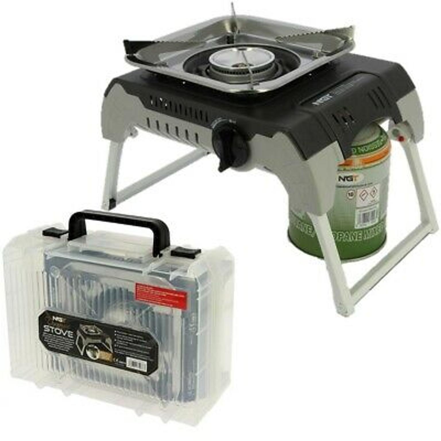 Fishing Gas Portable Stove NGT Compact High Output 3000w Camping Cooker 