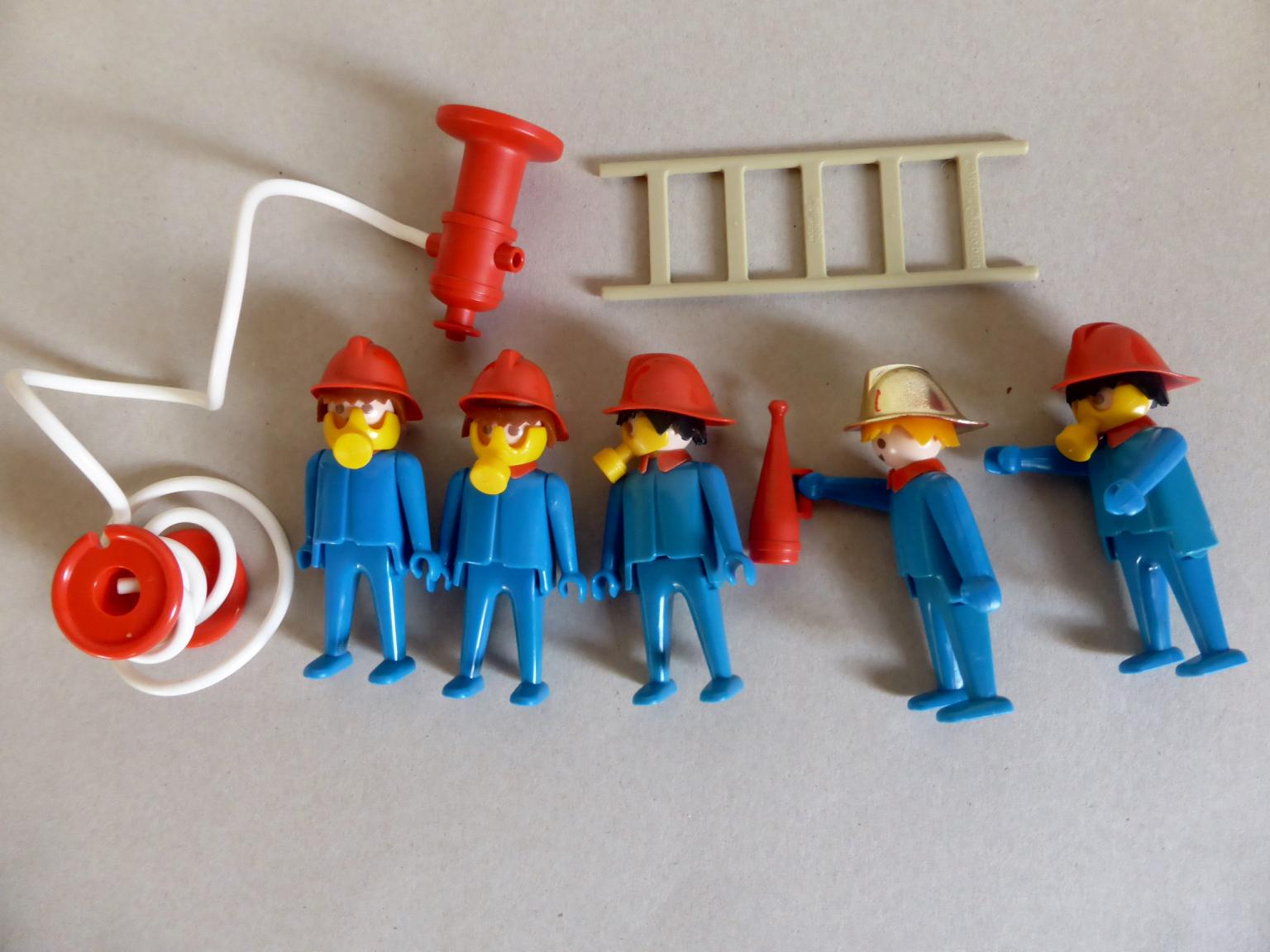 Playmobil 5 Rote Bitte Bilder Ansehen Goldener Feuerwehr Helm Masken 