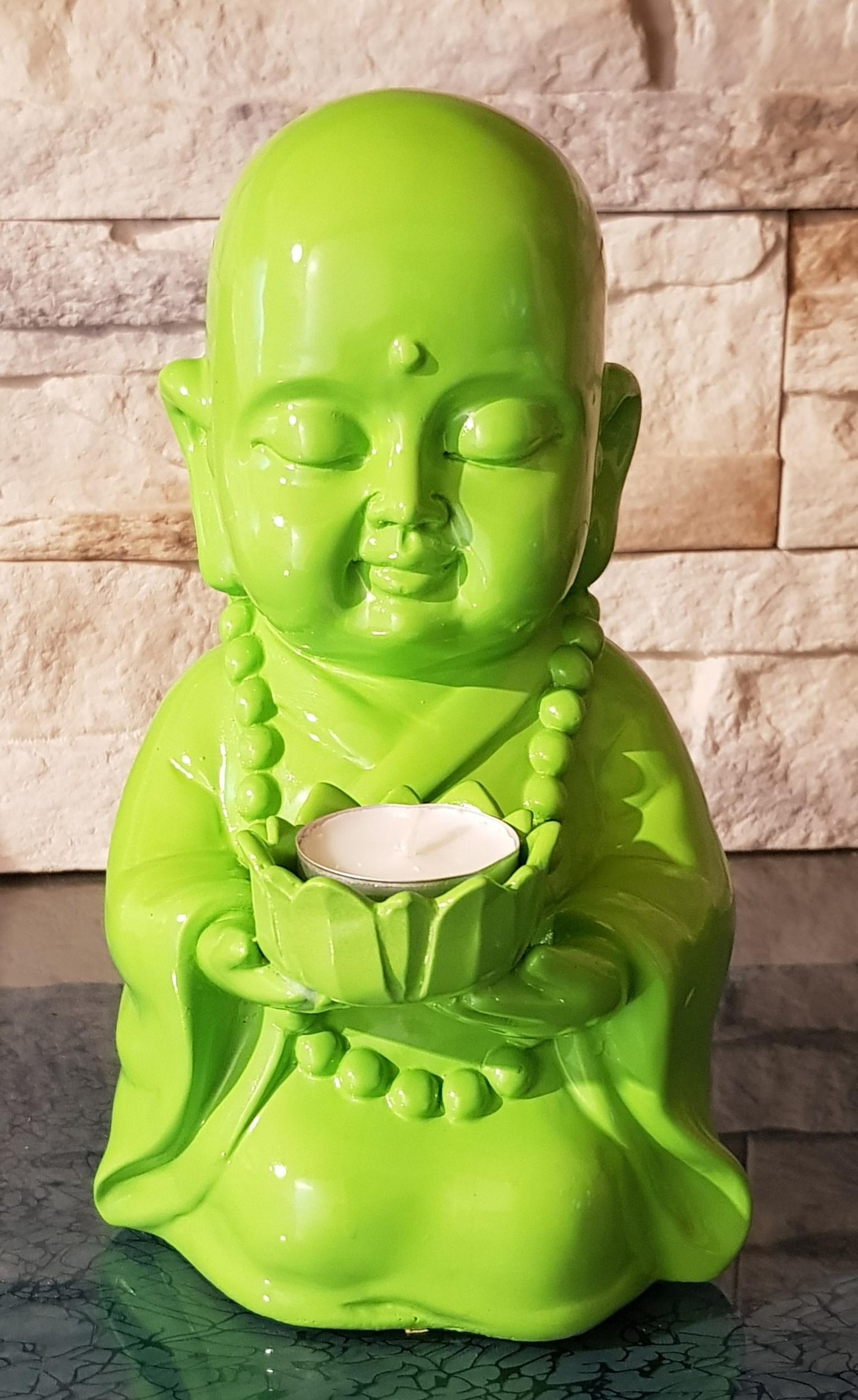 PARTYLITE - Buddha grün - P93227 in 1100 Wien für € 27,00 zum Verkauf ...